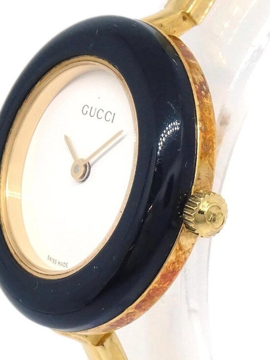 Gucci 11/12.2 Change Bezel Chameleon Quartz Watch SS 117912 main image 10